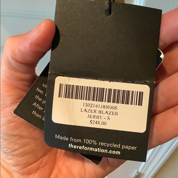 Reformation Jacket - Plaid Blazer - Picture 11 of 12